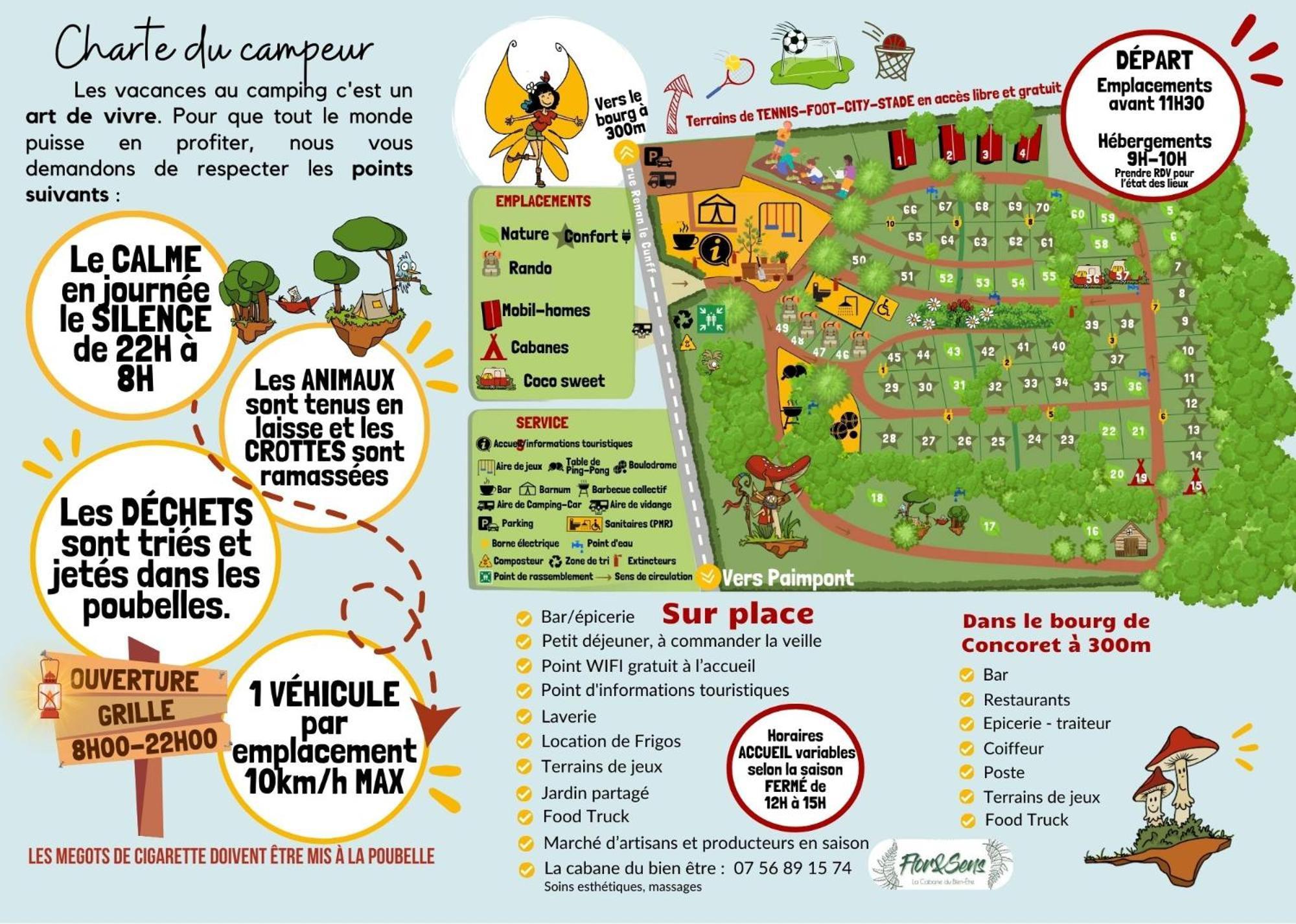Camping Le Val Aux Fees - Broceliande Concoret Exteriör bild