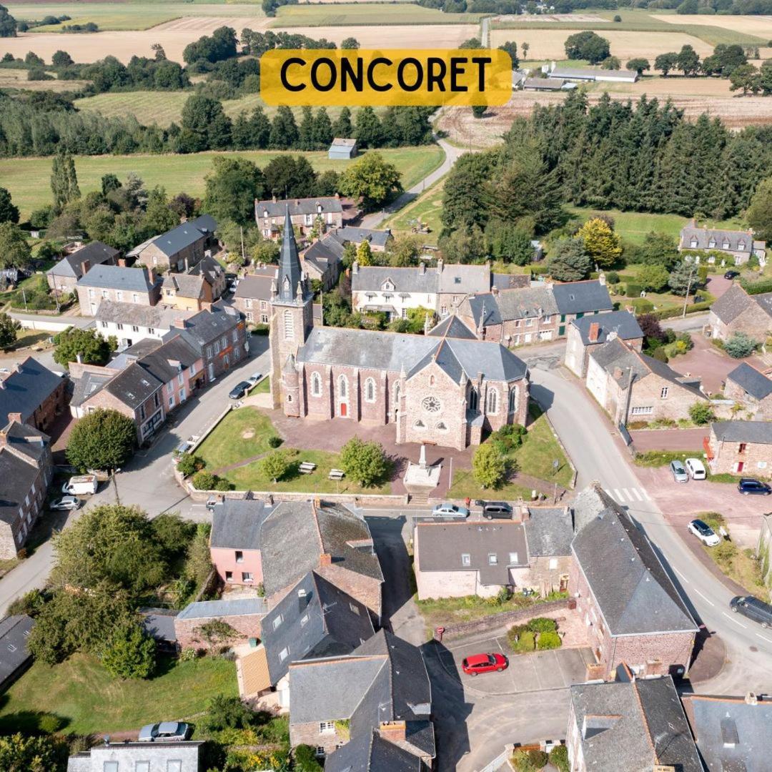 Camping Le Val Aux Fees - Broceliande Concoret Exteriör bild