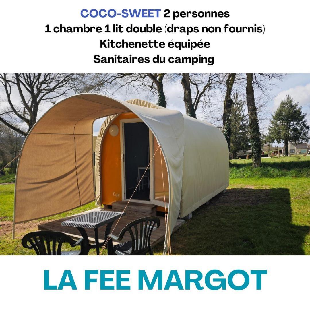 Camping Le Val Aux Fees - Broceliande Concoret Exteriör bild