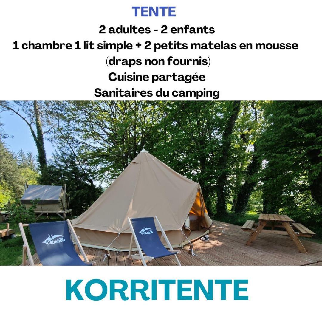 Camping Le Val Aux Fees - Broceliande Concoret Exteriör bild
